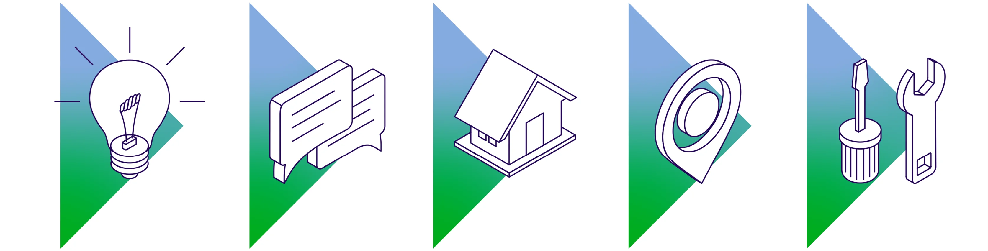 Triangular brand assets designed for the Besa annual conference 2025.