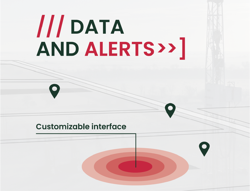Data and Alerts digital graphic.