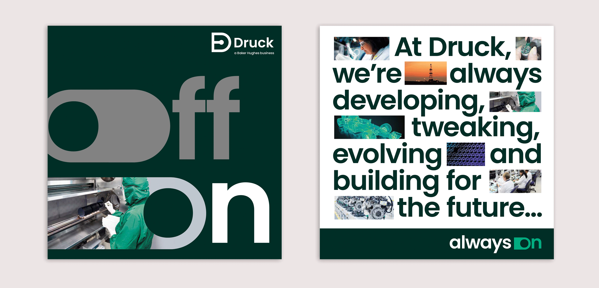 Social media campaign designs for Linkedin, Instagram.