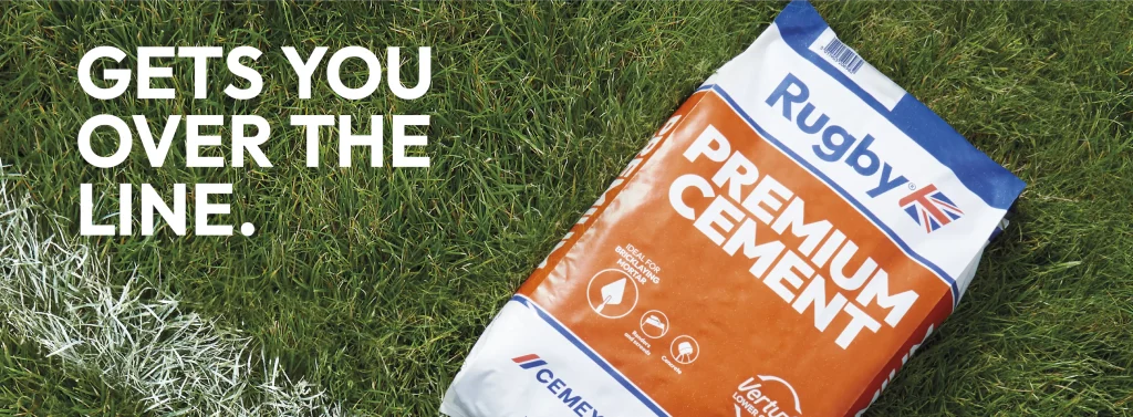 Cemex 'Premium Cement' packaging photography.