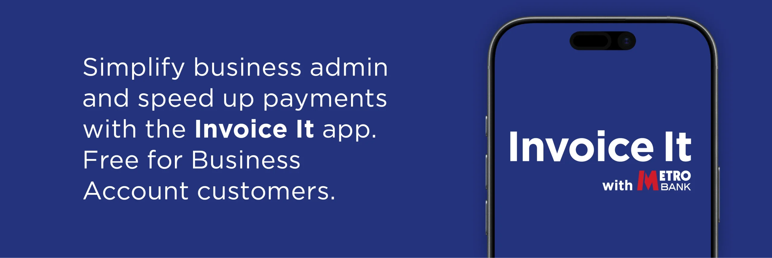 Invoice it digital social media and website banner.