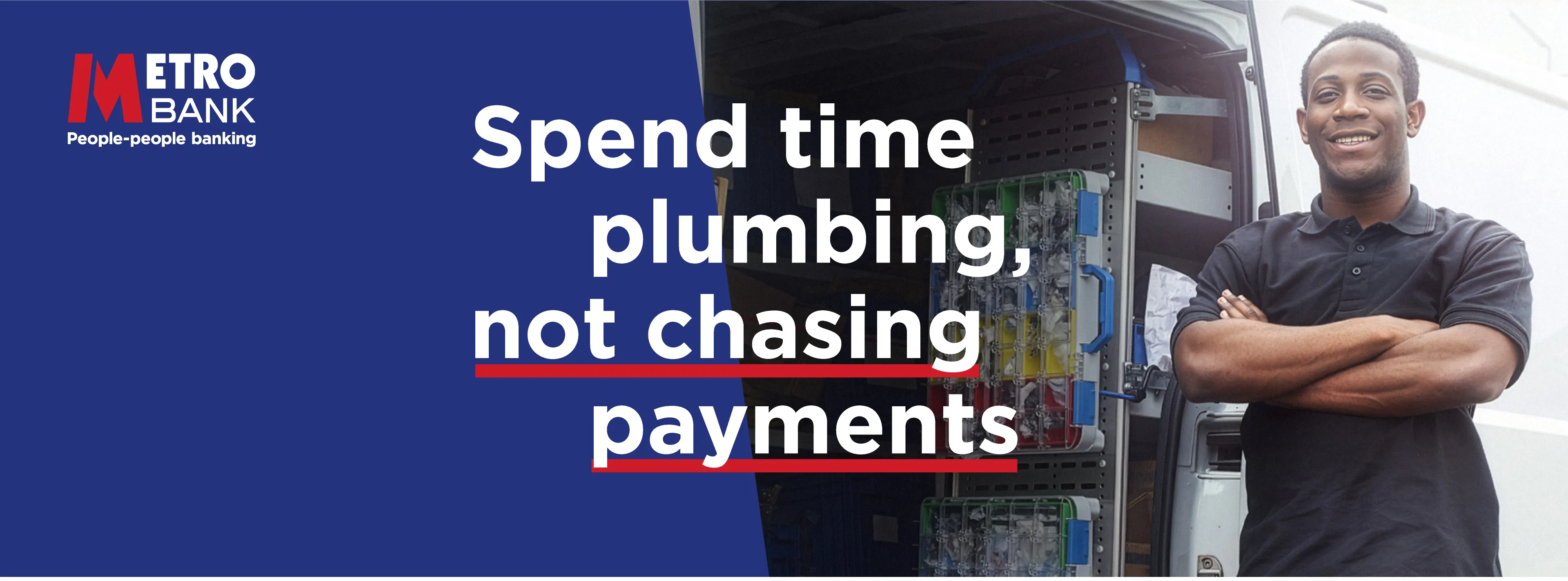 Horizontal Invoice It digital plumbing advertisement.